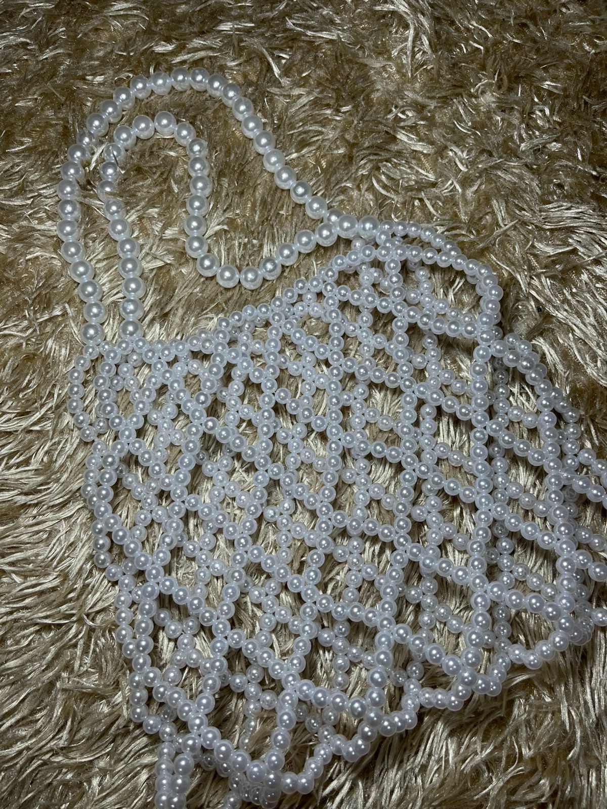 Bolso de perlas (detalle)